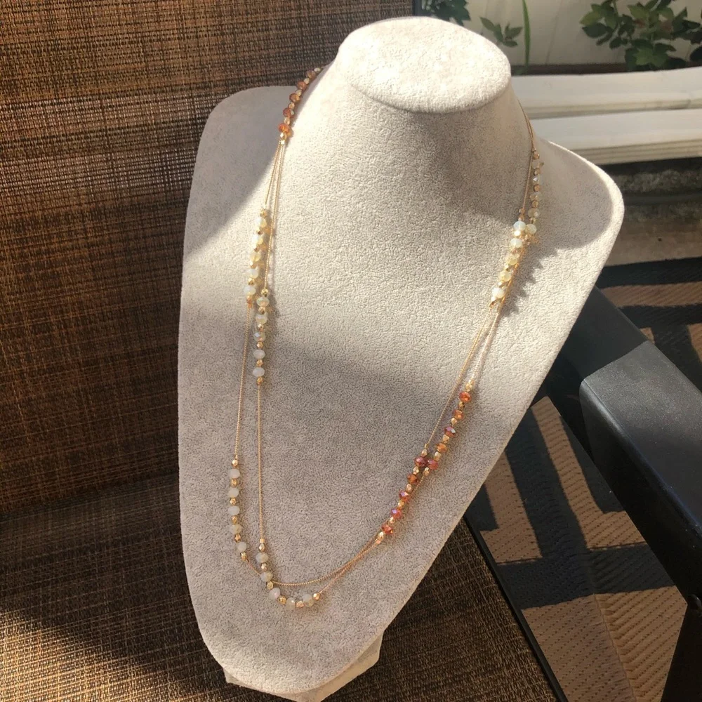 Long Layered Necklace - Picture 7 of 13
